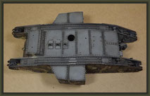 British Mk I 'Male' Tank, Diorama 1/35