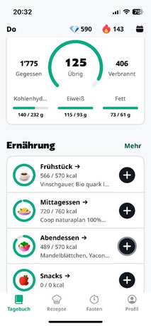 Garmin Ernährung Anzeige, Gunhild Hinkelmann, smarter altern