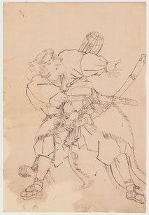 真田与一義貞　下絵