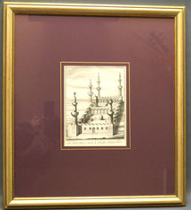 Kupferstich "Die große Moschee von Medina" Casper Jacobsz Philips 19,7 x 15,4 cm, € 220,00