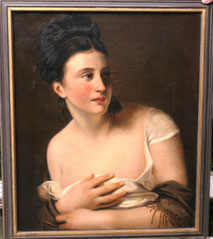 "Die Überraschnung" nach Claude-Marie Dubufe Öl auf Leinwand 62,5 cm x 52,0 cm, € 1450,00