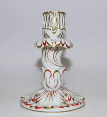 Herend Hvngary,Porzellan Kerzenleuchter, Einflammig, 7909/C, Rot Gold, 12,2 cm, € 75,00