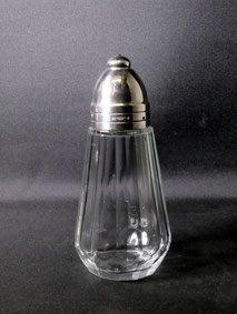 Christofle Zuckerstreuer Frankreich versilbert Kristallglas geschliffen 16,0 cm, € 110,00