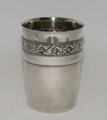 Taufbecher Art-Deco Orivit AG versilbert 175 ml Ø 6,0 H.8,4cm Champagner-becher, € 89,00