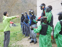 Paintball para niños en el Centro de Aventura de Sobrón