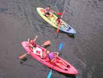 Kayak en el Centro de Aventura de Sobrón