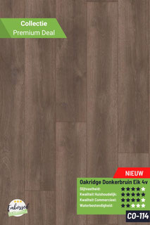 CO-114 - 9973 Oakridge Donkerbruin eiken 4V
