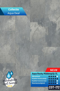 cot172 - Aqua Rocky Middengrijs XL