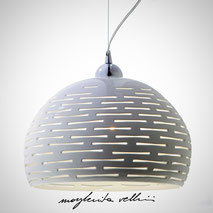 Hanging lamps ORIZZONTALI  Margherita Vellini Ceramics Made in Italy Home Lighting Design 