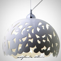 Hanging lamp BAROCCO Margherita Vellini Ceramics Made in Italy Home Lighting Design 