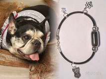 artistic-jewellery-mi-miga-bracelet-leather-sterling-silver-charms-bulldog-paw-print-swarovski-star-glass-pearl-pet-animal-hair-dog-indy