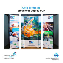 Estructuras Display, X banner, display, roll up, l banner, point of purchase