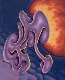Retract,  2022, oil on canvas, 43 x 35 cm