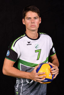 Eyk Mischke  Volleyball Bundesliga Spieler des VC Bitterfeld-Wolfen