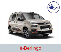 Citroen e-Berlingo in der Farbe sand-beige.