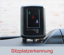 Display der Sitzplatzerkennung.