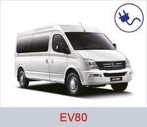 Rollstuhlgerechter Maxus EV80 in weiß.