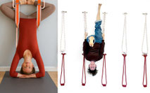 Yoga Wandseile und verlässliche Wandhaken zur Befestigung der Taue. Feste Yoga Wandseile mit dickem Knoten. yogataue, yogaropes yogaseilekaufen
