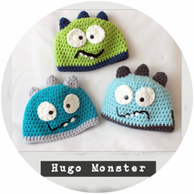 Kindermützen "Hugo Monster"