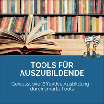 Link als Bild zu Trainings für Auszubildende: Telefontraining, Selbst- und Zeitmanagement, Präsentationstraining, Konfliktmanagement, Schreibwerkstatt, Prüfungsvorbereitung Slogan: Gewusst wie, Effektive Ausbildung, durch smarte Tools, Claudia Karrasch