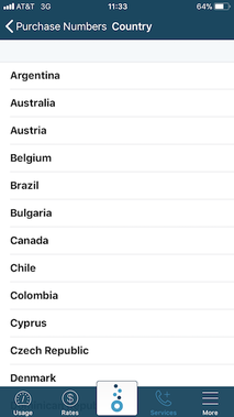 know roaming purchase phone numbers 