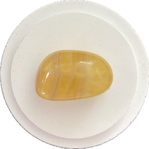 Gelber Fluorit Regenbogenfluorit Trommelstein