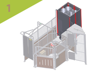 Active Horse stable systems Products-Competences Active Horse Stable Compident Horse Concentrated Feeding Station Image Home