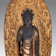 Standing Amida Buddha (Amithaba), Japan, 14th century