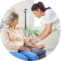 Spitex Dihei unterstützt Sie auch bei einer Krebsdiagose oder hilft bei der Umsetzung der Therapie.