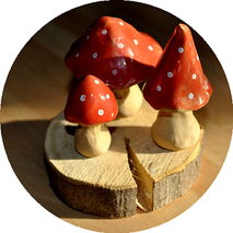 Mini Pilze töpfern
