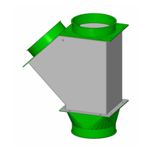 Gabelstück - Baukasten Rohrbauteile