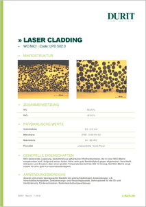 LASER CLADDING LPD 502.0 WCNiCr