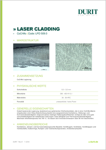 LASER CLADDING LPD 509.0 CoCrMo