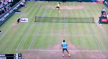 D. Brown - R. Nadal 6:4 6:1