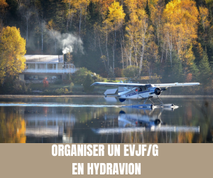 Organiser un Enterrement de Vie de Jeune Fille ou Garçon en hydravion - Magazine Un Jour Un Oui - Tous droits réservés
