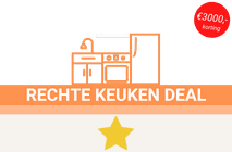 Basic All-in keuken inclusief montage kopen - rechte keuken