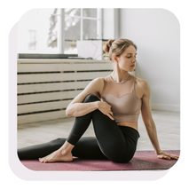Yoga sur tapis en entreprise 