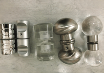 Diverse Gegenstände aus Glas, Türknopf