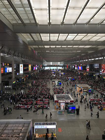 Bahnhof, Railway Station, Hangzhou, China