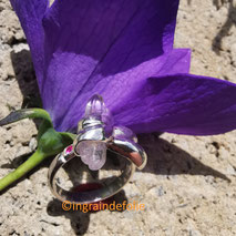 Bague cristal de roche