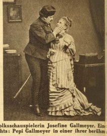 Jani Szika und Josefine Gallmeyer auf der Bühne