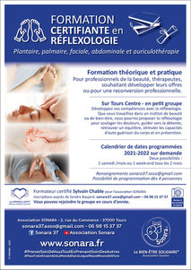 Formation professionnelle en refléxologie à Tours 37 - annuaire de therapeutes via energetica