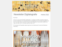 Newsletter Digitalografie von Dirk Godlinski