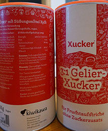 Gelierzucker mit Birkenzucker (Xylit)