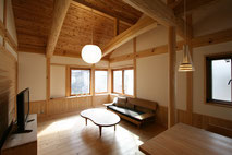 千葉県柏市　設計事務所　自然素材住宅　東京都葛飾区　リビング