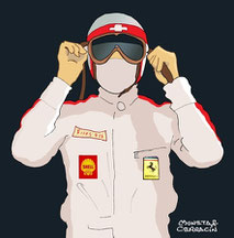 Jacky Ickx by Muneta & Cerracín