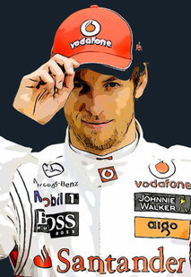 Jenson Button by Muneta & Cerracín