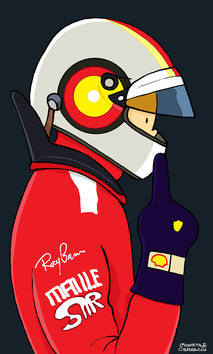 Sebastian Vettel by Muneta & Cerracín