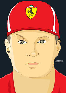 Kimi Räikkönen by Muneta & Cerracín