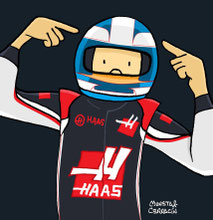 Romain Grosjean by Muneta & Cerracín